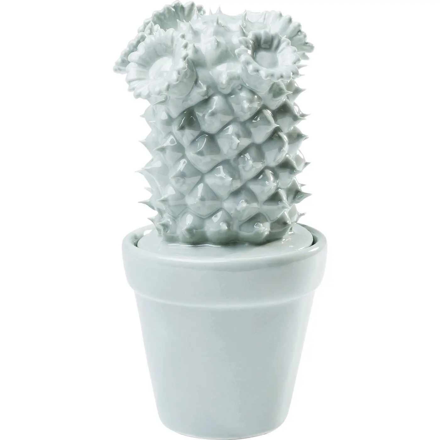 Deco Object Cactus Blue Flowers thumb 2