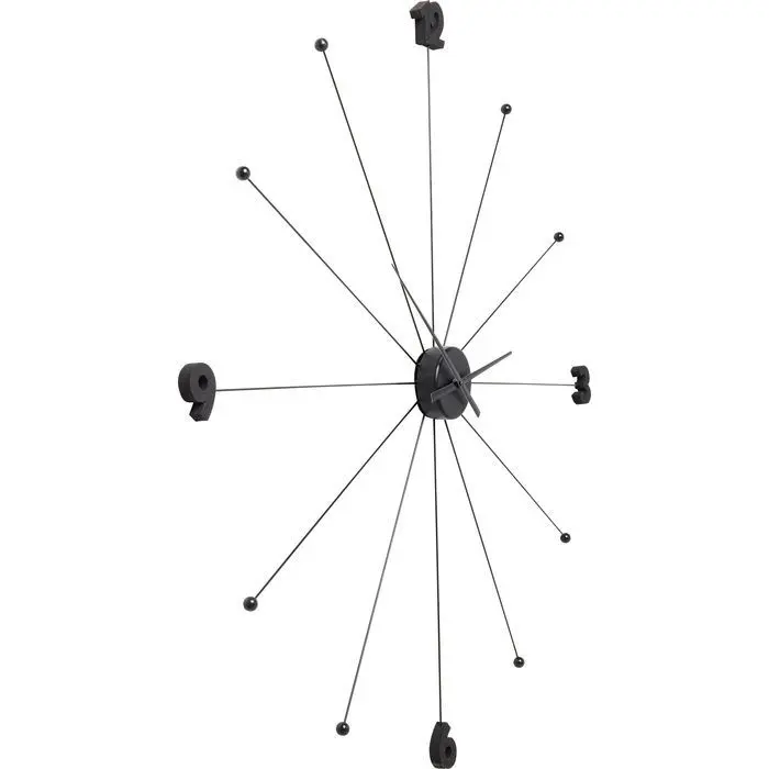 Wall Clock Like Umbrella Black thumb 4