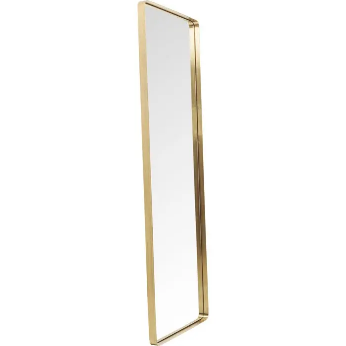 Mirror Curve Rectangular Brass 200x70cm thumb 3