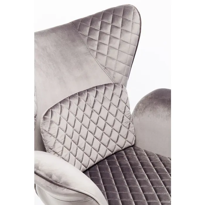 Armchair Tudor Velvet Silvergrey thumb 4
