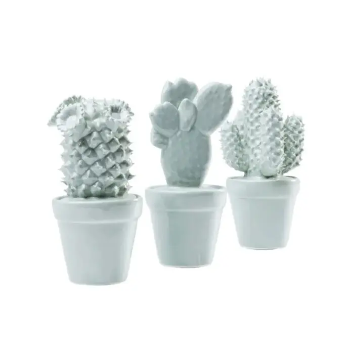 Deco Object Cactus Blue Flowers thumb 5