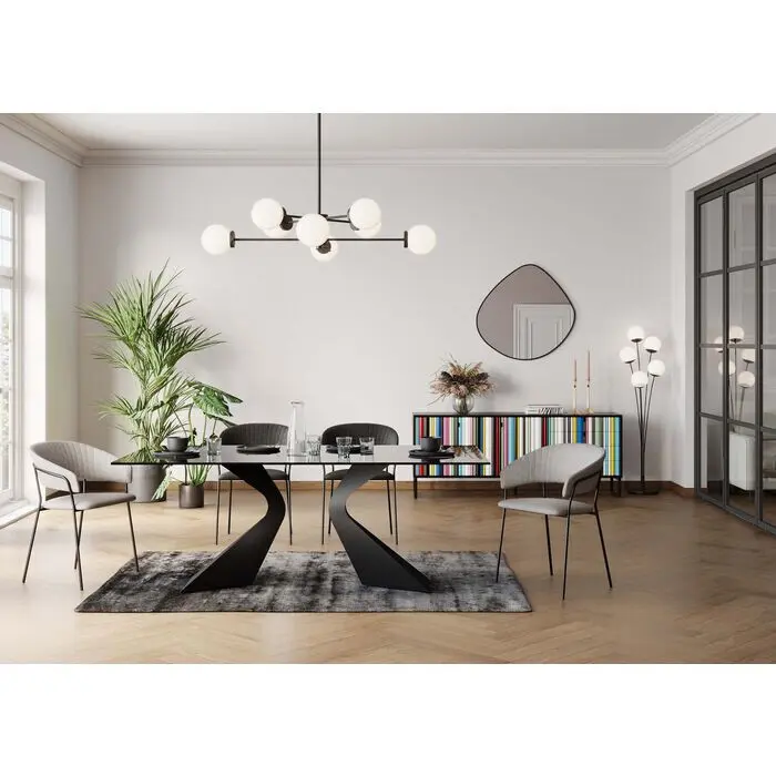 Table Gloria Black 200x100cm thumb 3
