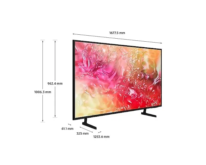 Samsung 75" UE75DU7172UXXH Crystal UHD 4K Tizen OS Smart TV (2024) thumb 5