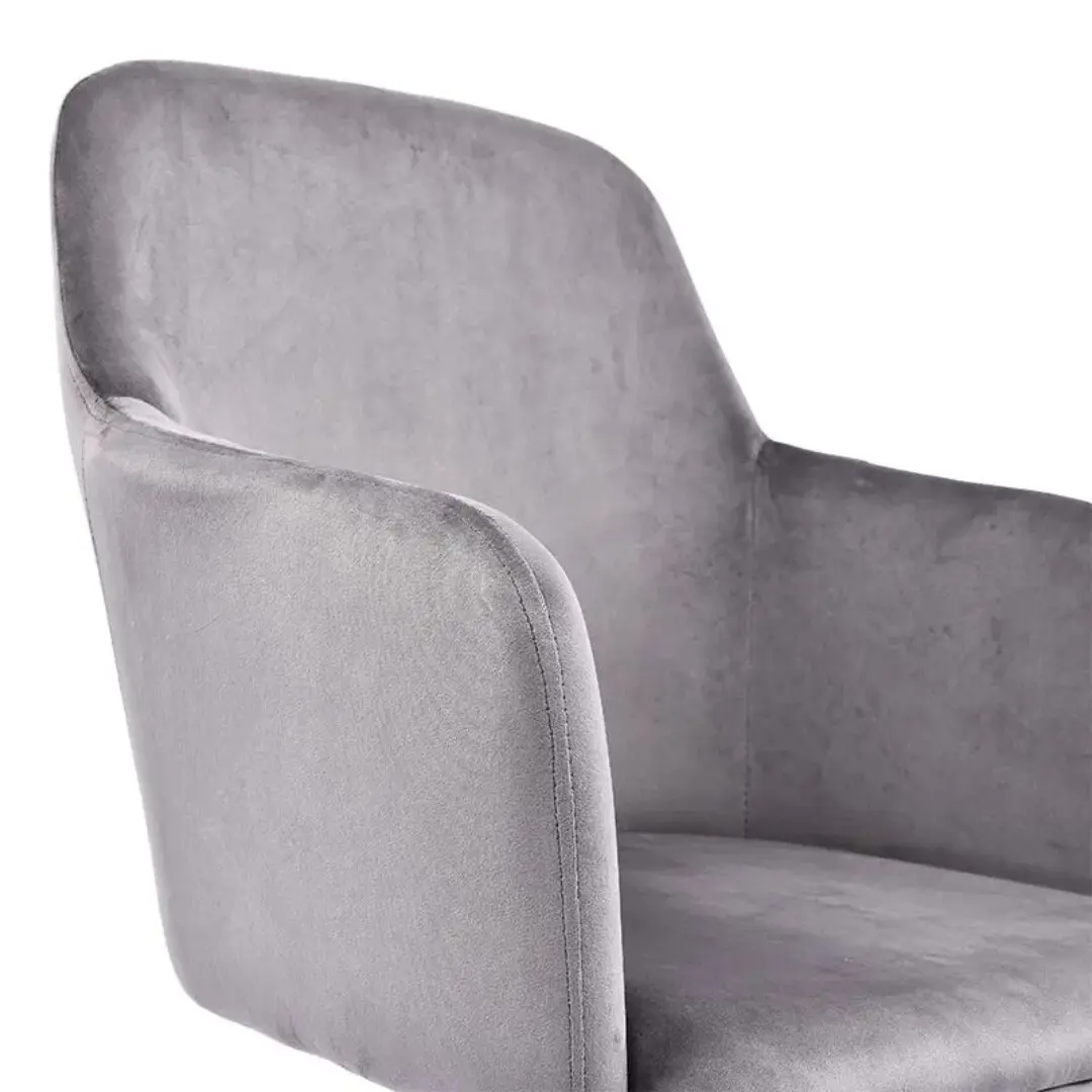 Канцелариски стол Xever Grey Velvet 55х54х80/94см thumb 5