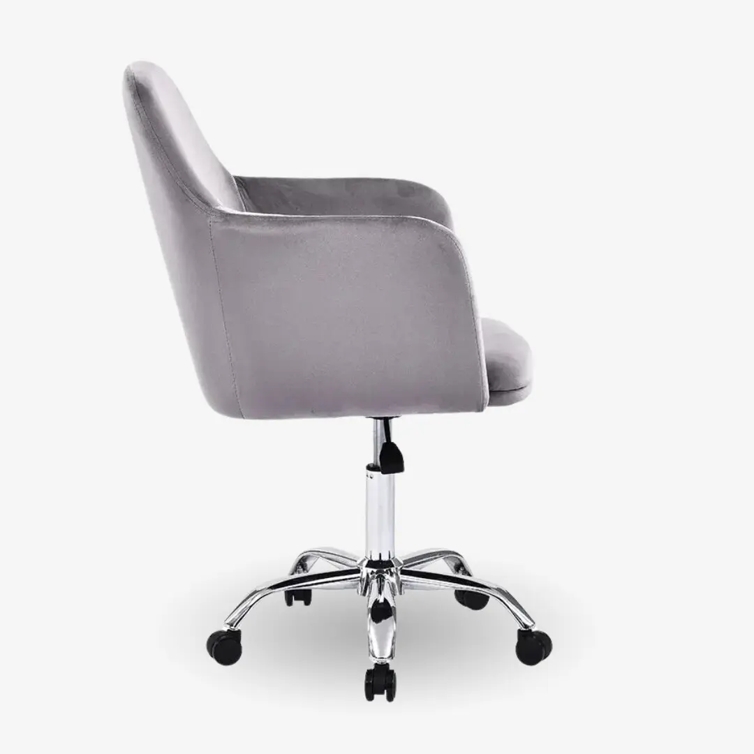Канцелариски стол Xever Grey Velvet 55х54х80/94см thumb 3