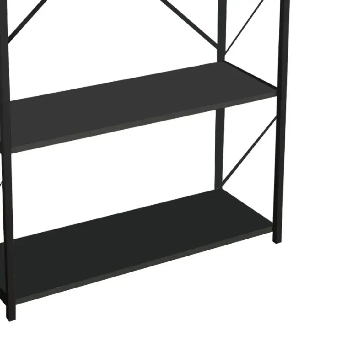 Полица Takis Black 88x34x180cm thumb 2