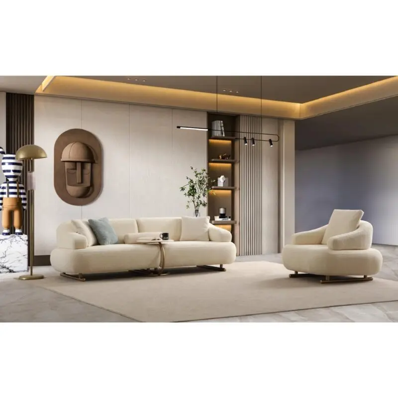 Sofa Prada Beige 240cm thumb 5