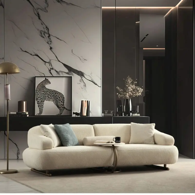 Sofa Prada Beige 240cm thumb 4