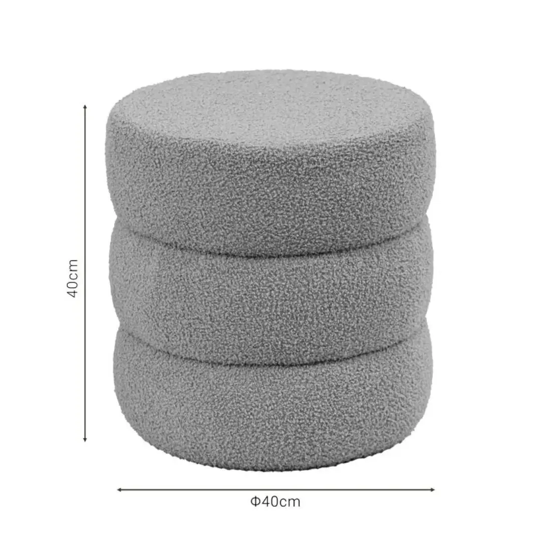Stool Ket Coffee ∅40x40cm thumb 3