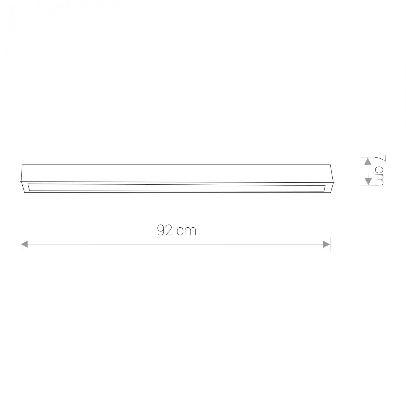 STRAIGHT CEILING LED white M 9621 Nowodvorski thumb 2