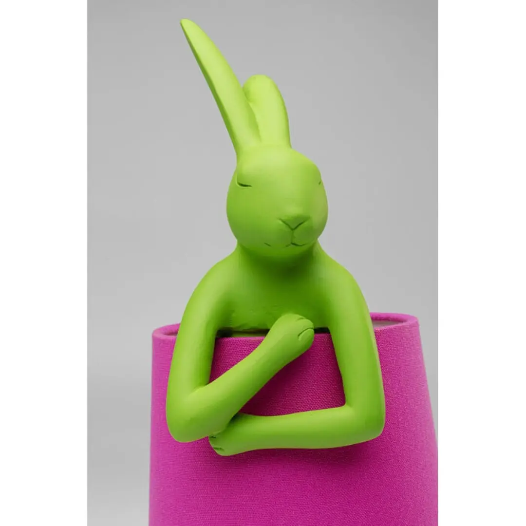 Столна ламба Animal Rabbit Green / Pink 50см thumb 5