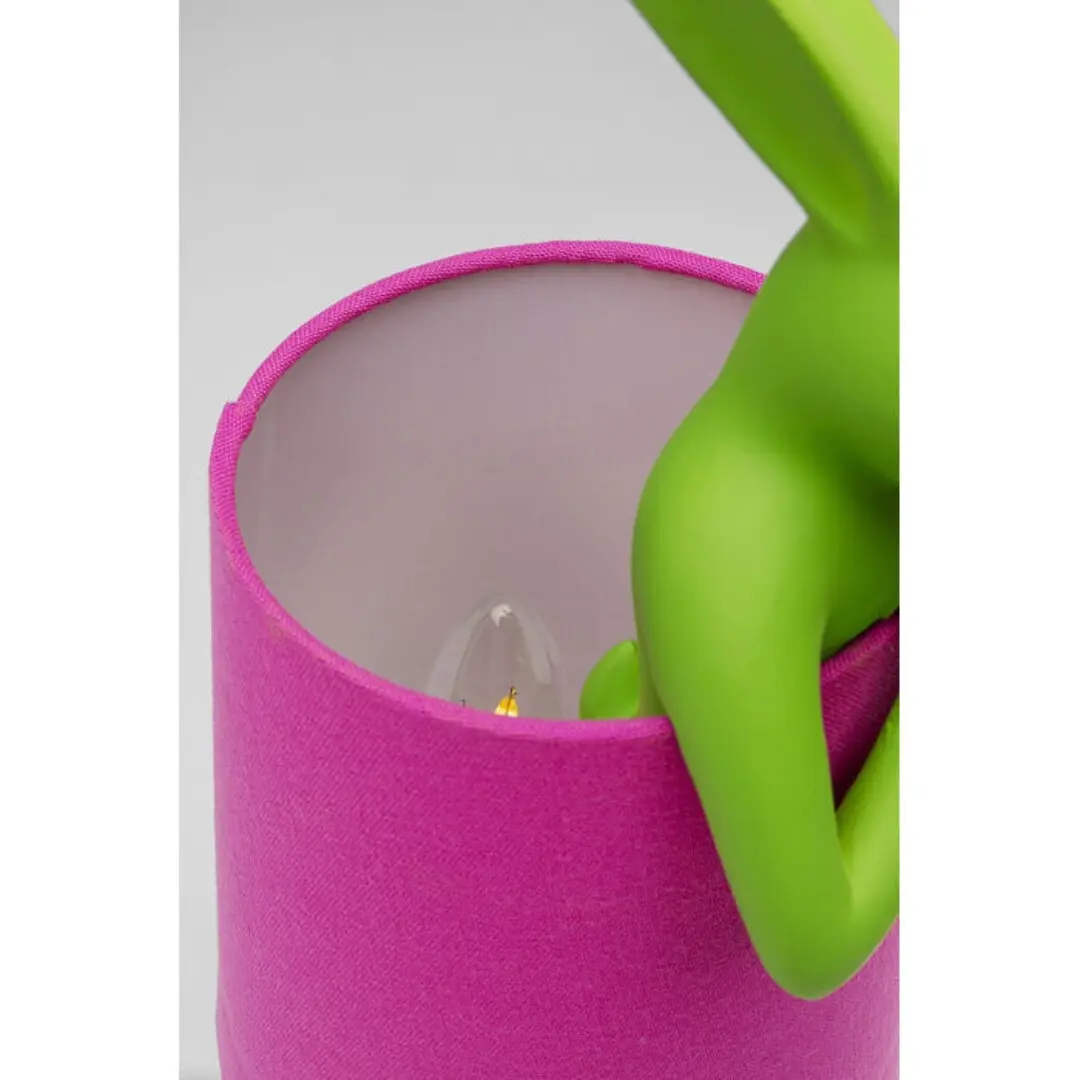 Столна ламба Animal Rabbit Green / Pink 50см thumb 4