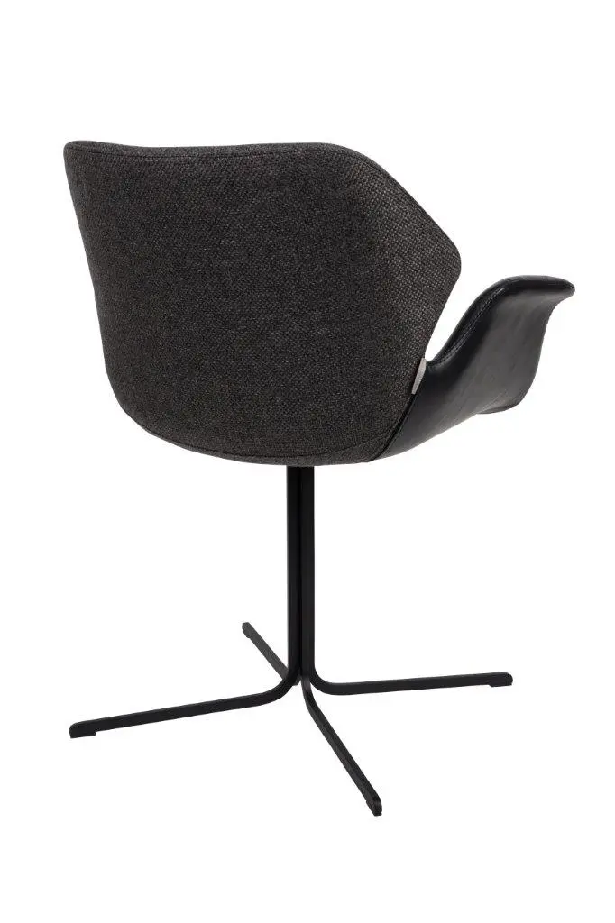 Nikki Fabric Black Chair thumb 2
