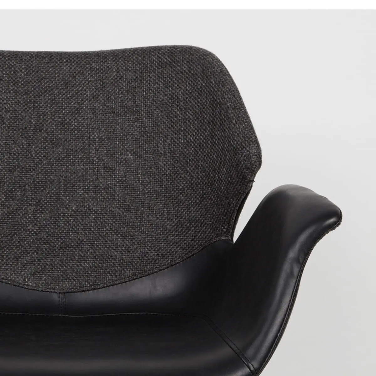 Nikki Fabric Black Chair thumb 3