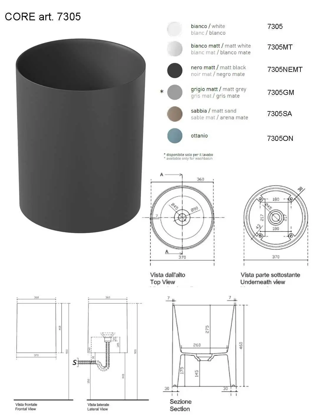7305NEMT Core мијалник thumb 4