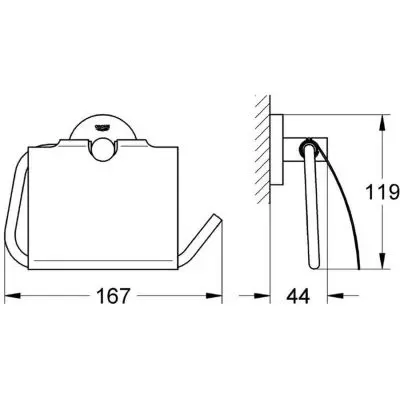 40367GN1 Essentials држач за тоалет хартија thumb 3