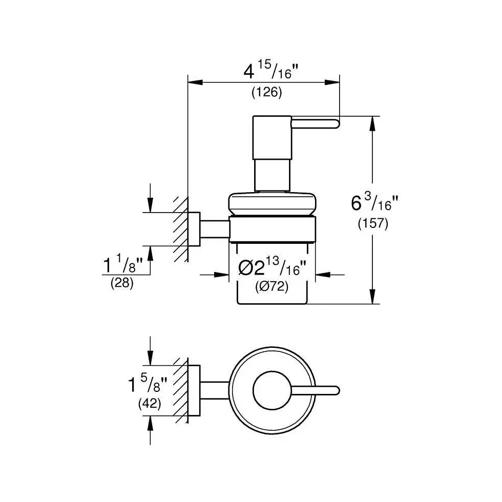 40394001/40585001 Bau Cosmopolitan диспанзер за течен сапун thumb 3