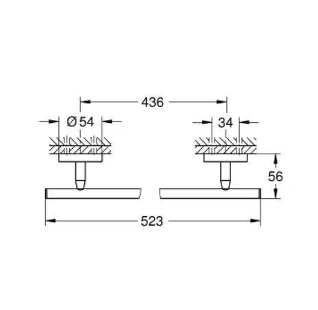 40459001 Bau Cosmopolitan држач за пешкир thumb 2