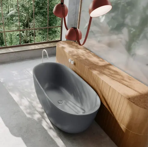 Kaldewei Oyo Duo Grey Freestanding самостојна када thumb 3