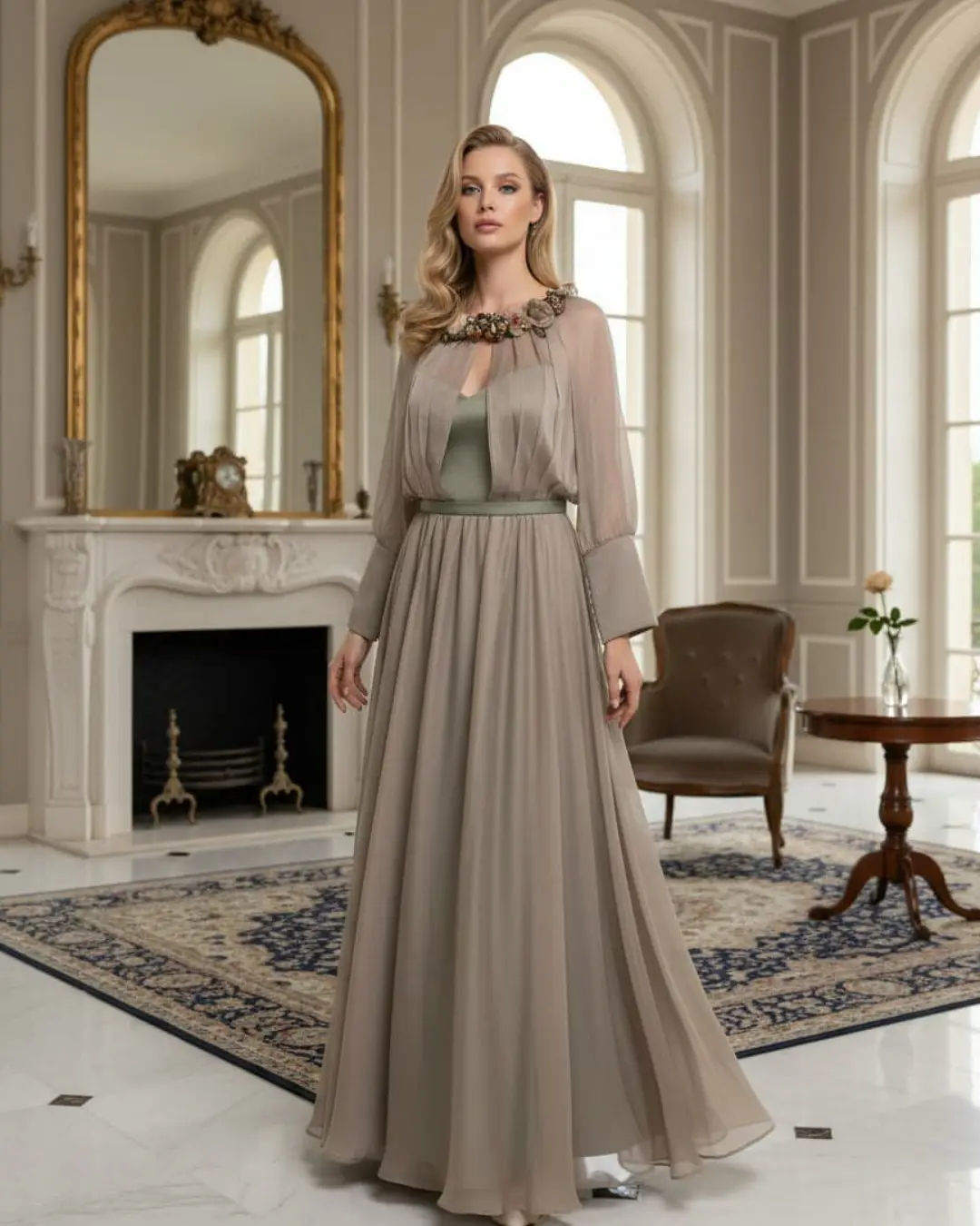 Sage Grace Couture Gown