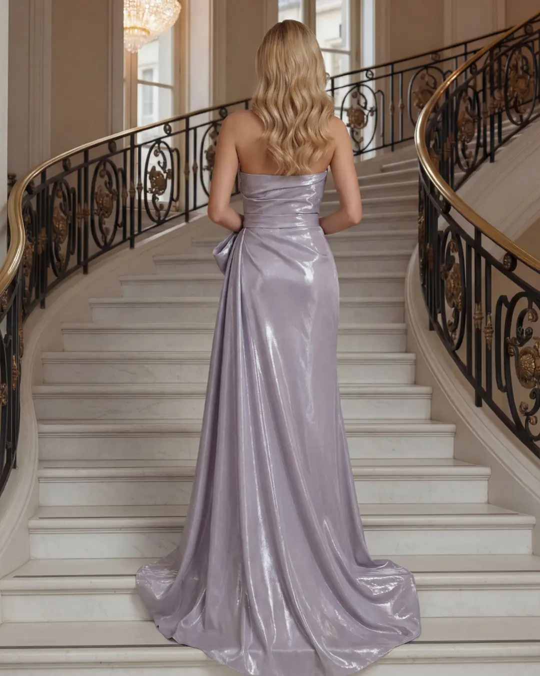 Maison Silver Etoile Gown thumb 2