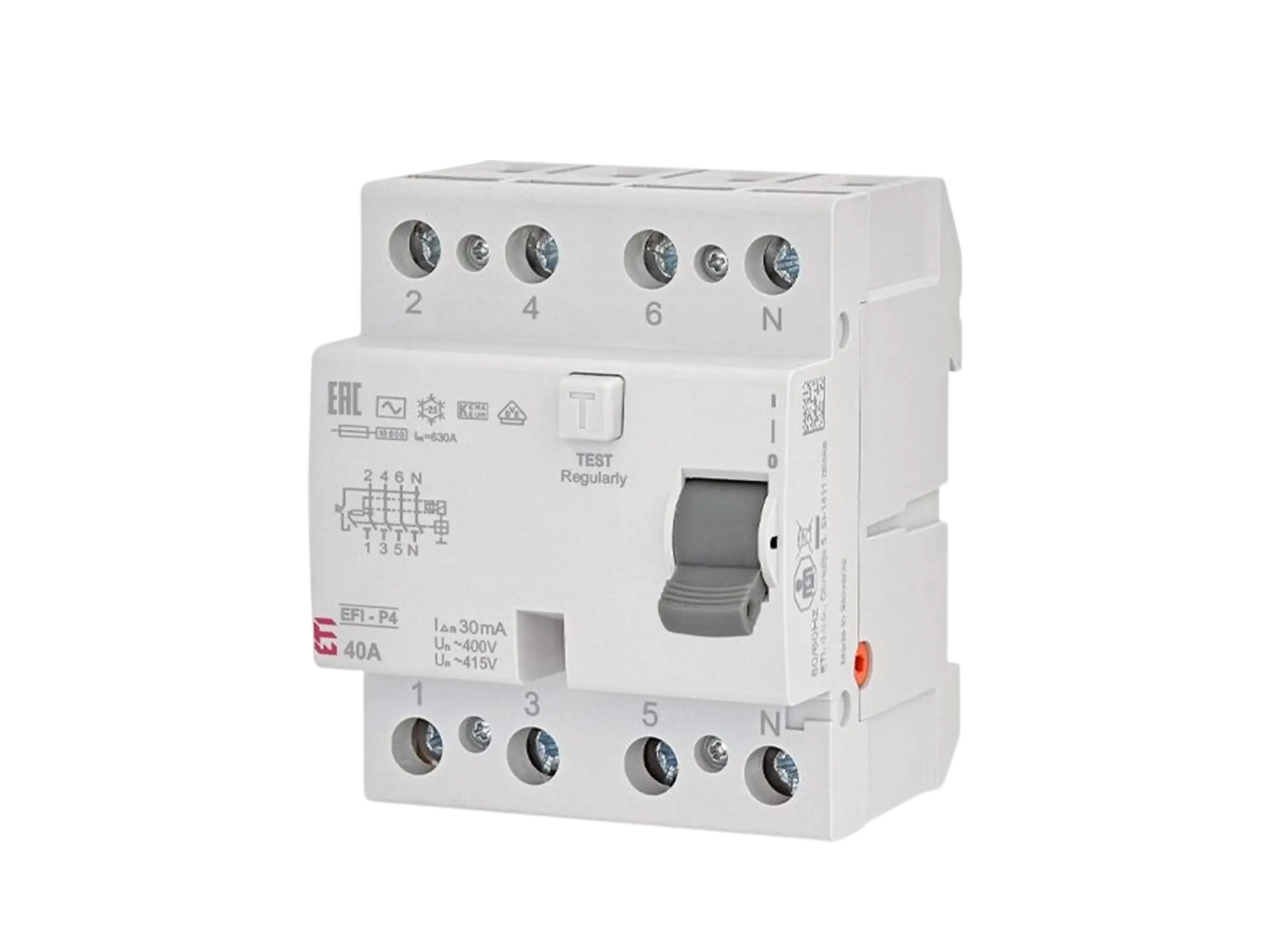 Склопка ETI 40/0.03A 4P