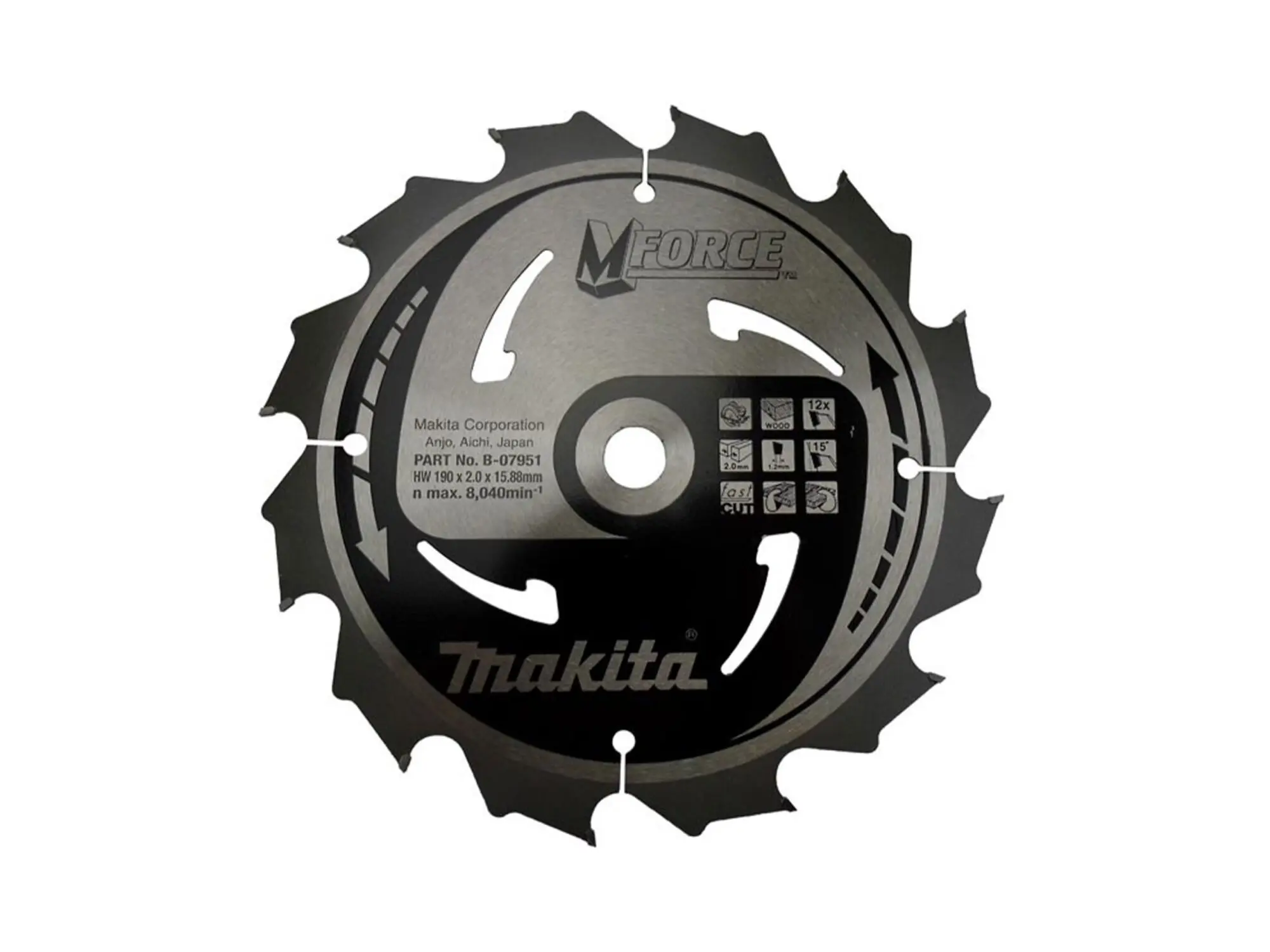 Лист за Циркулар F190x15 Makita B07951