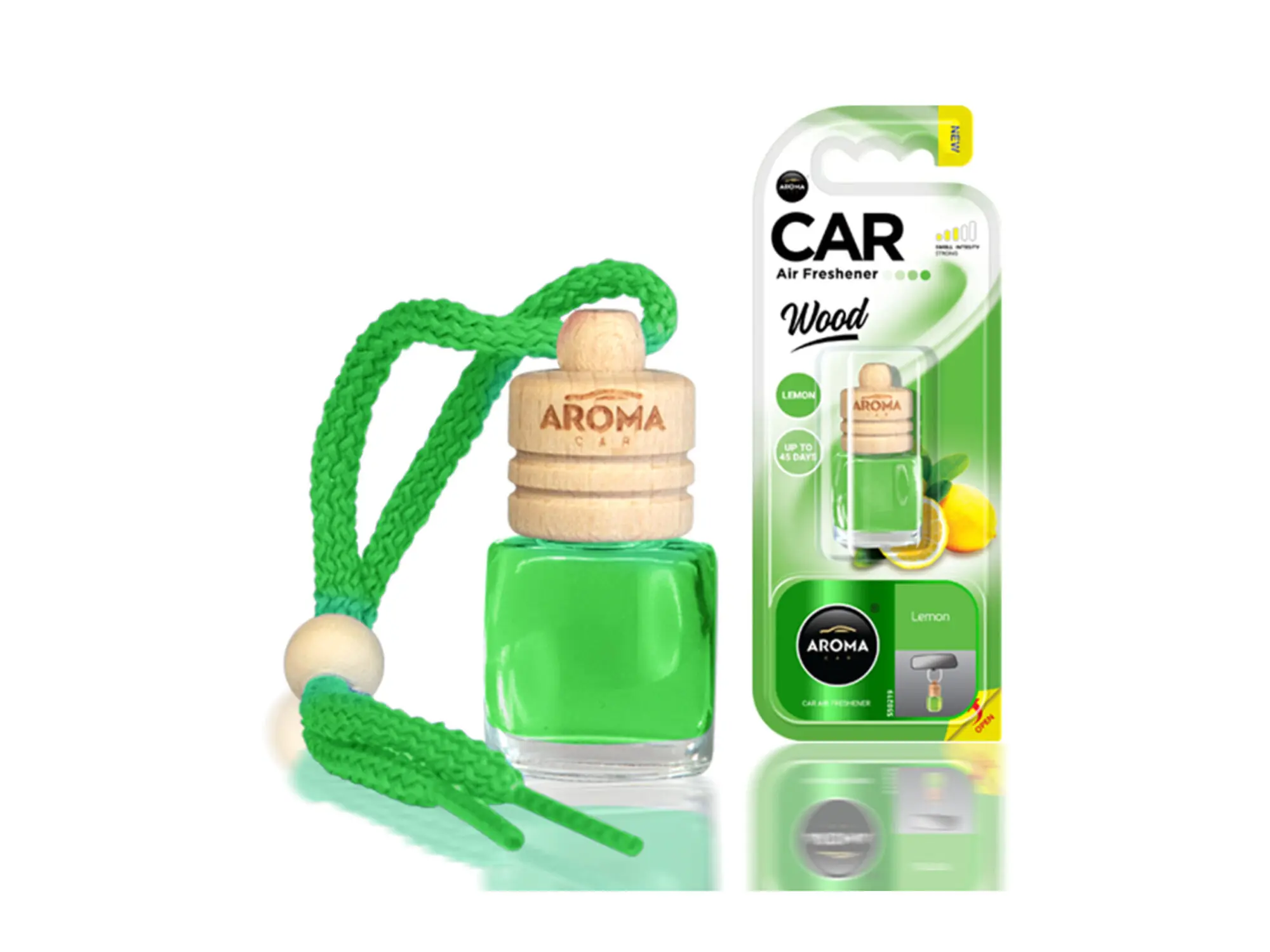 Освежувач Aroma Car Wood Lemon