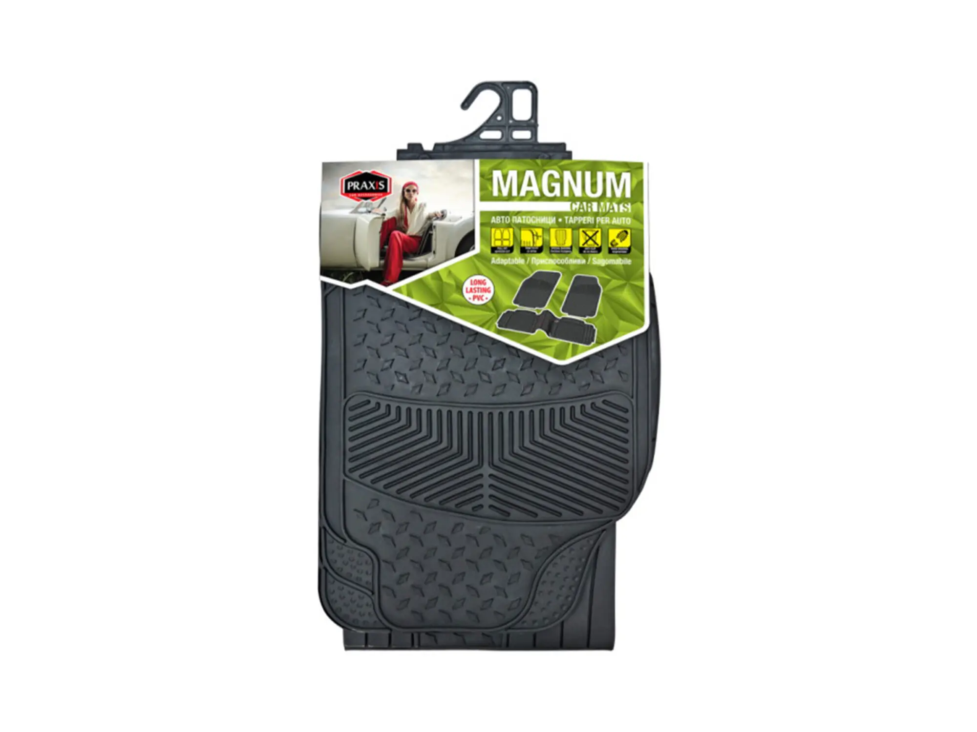 PRAXIS Патосници гумени PVC Magnum