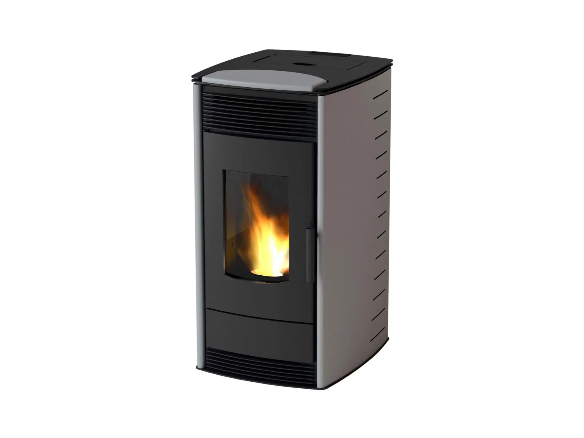 Камин MBS Termo Pellet 20kw - Сив