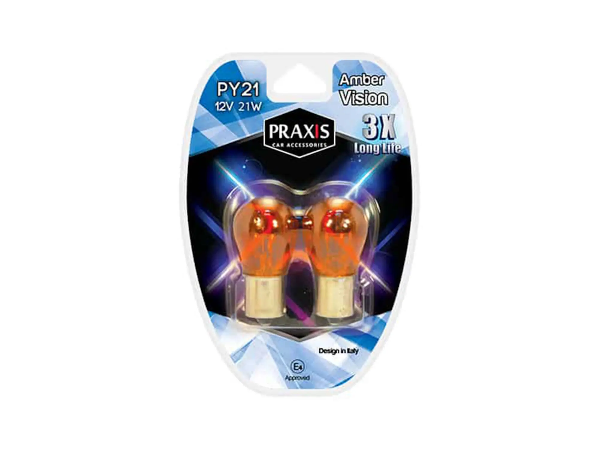 Авто сијалица Praxis – PY21, 12V, 21W