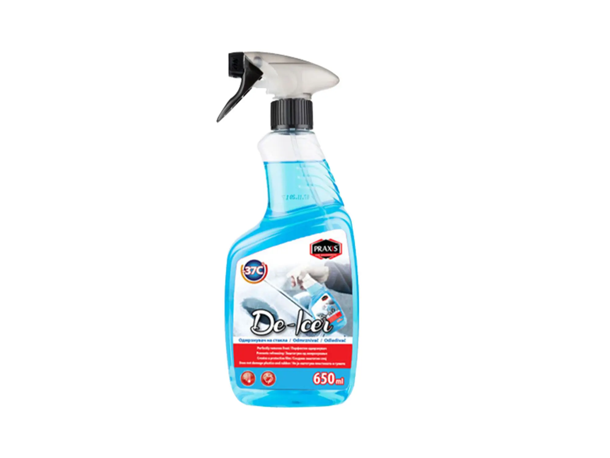 Одмрзнувач за стакло Praxis – 650 ml