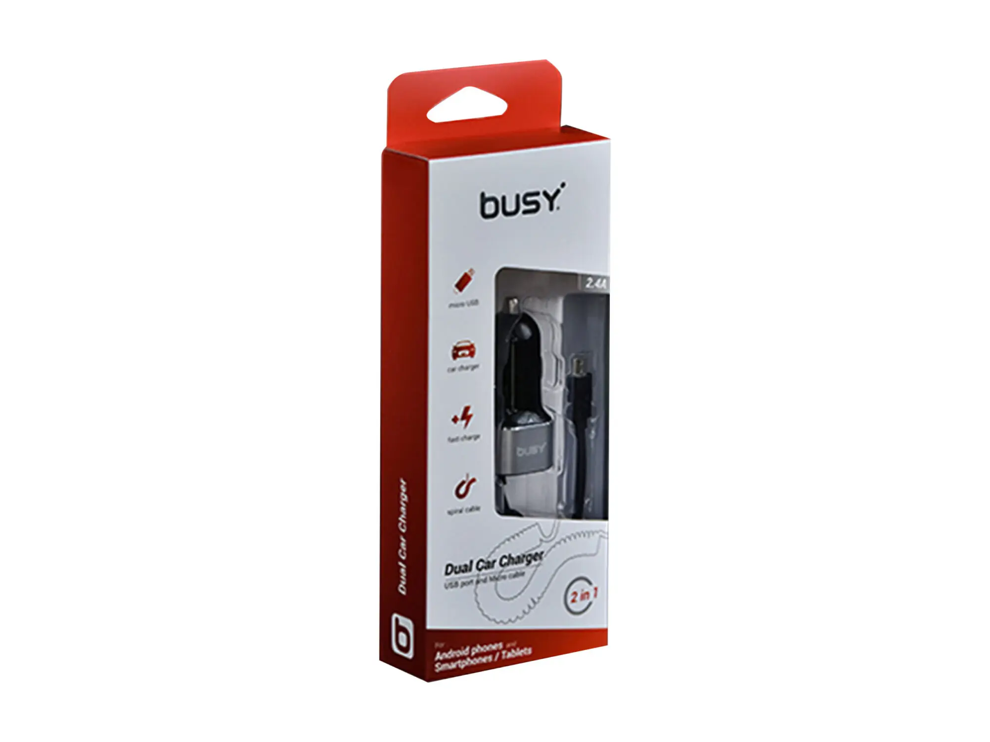 Двоен USB Полнач со Кабел 2.4A Lightning