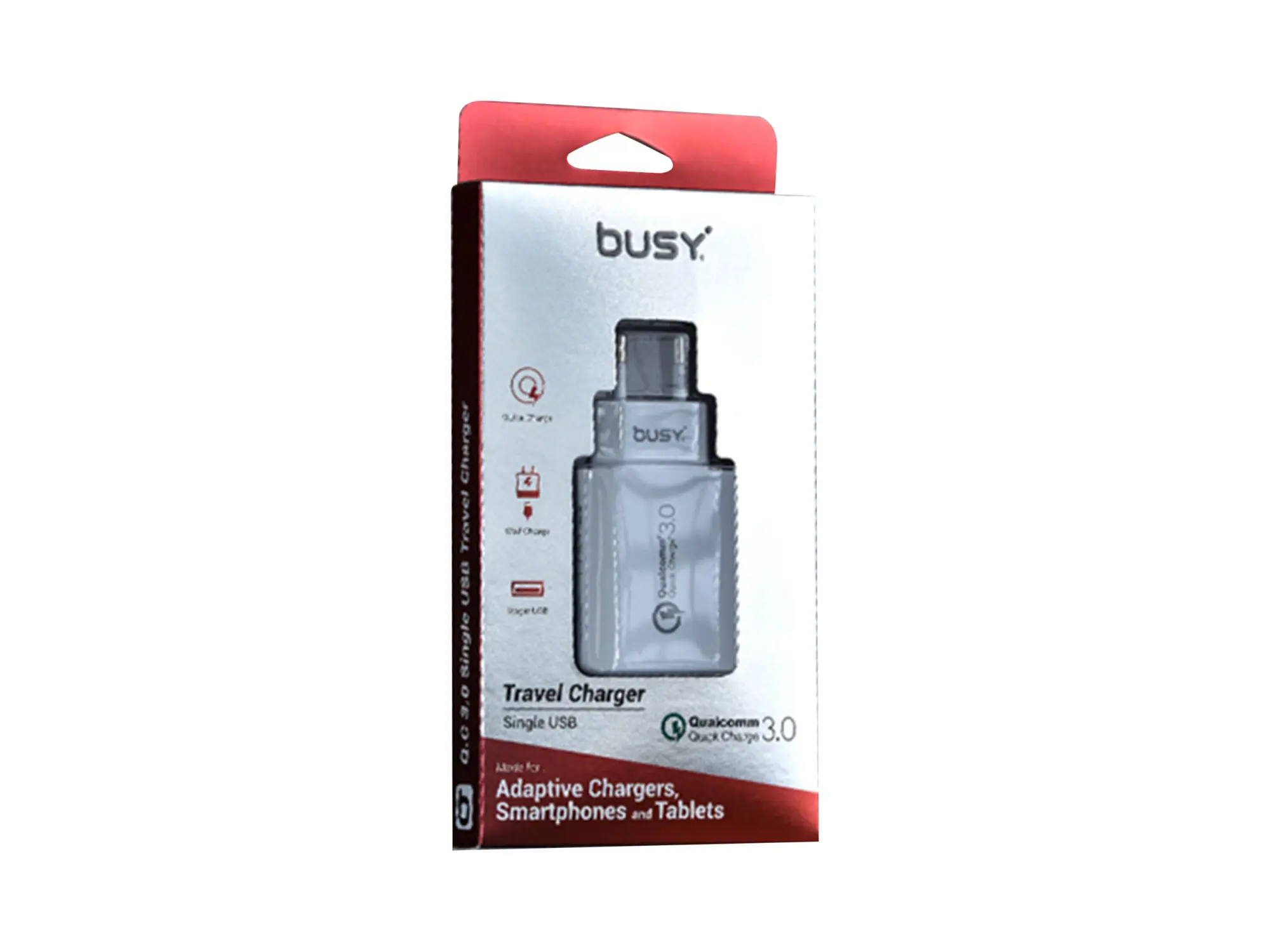 USB Полнач 220V QC-3.0 Busy