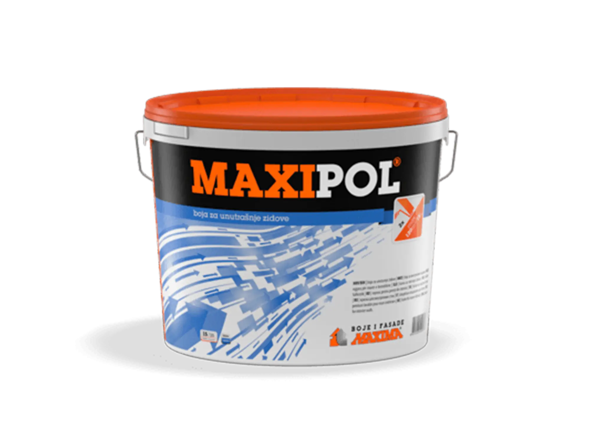 Боја за внтарешни ѕидови MAXIPOL 5L