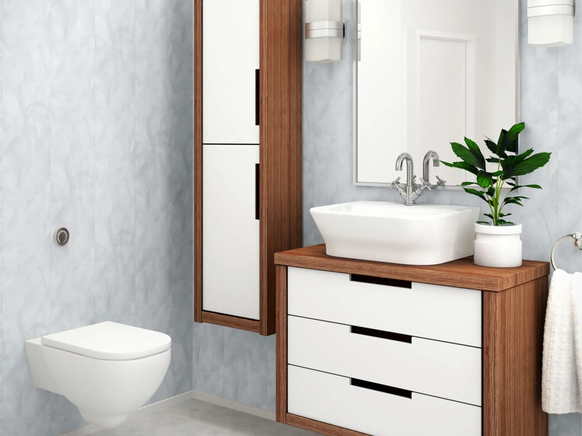 ПВЦ Панел Motivo Classic - Marmino Blue thumb 2
