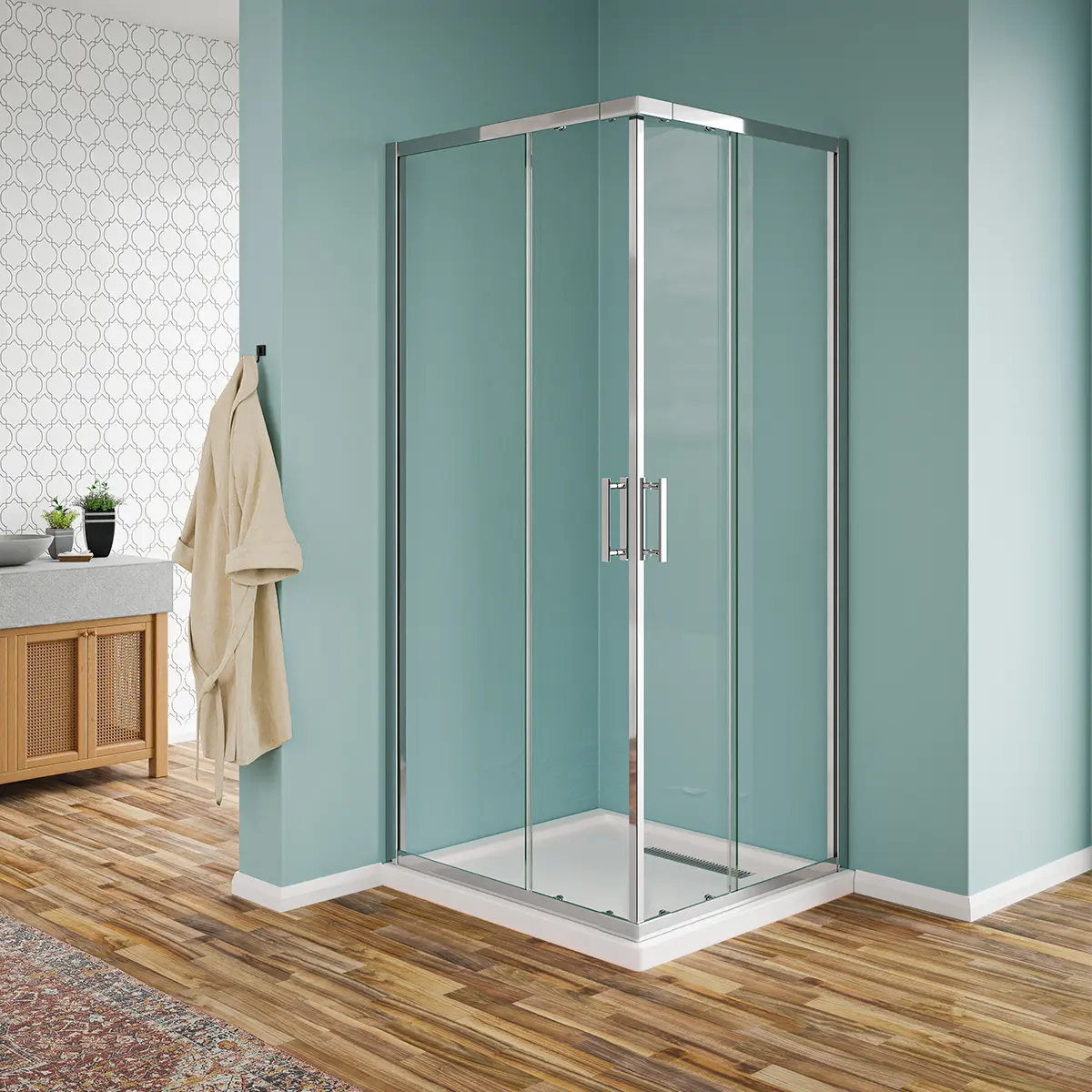 Параван IMPERA 90x90 190cm/6mm