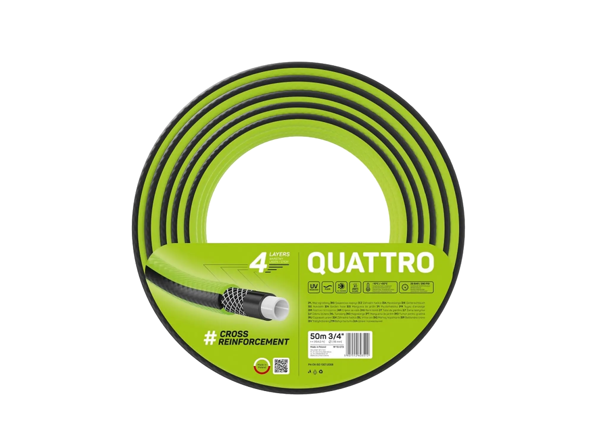 Сет црево QUATTRO 3/4" 50M