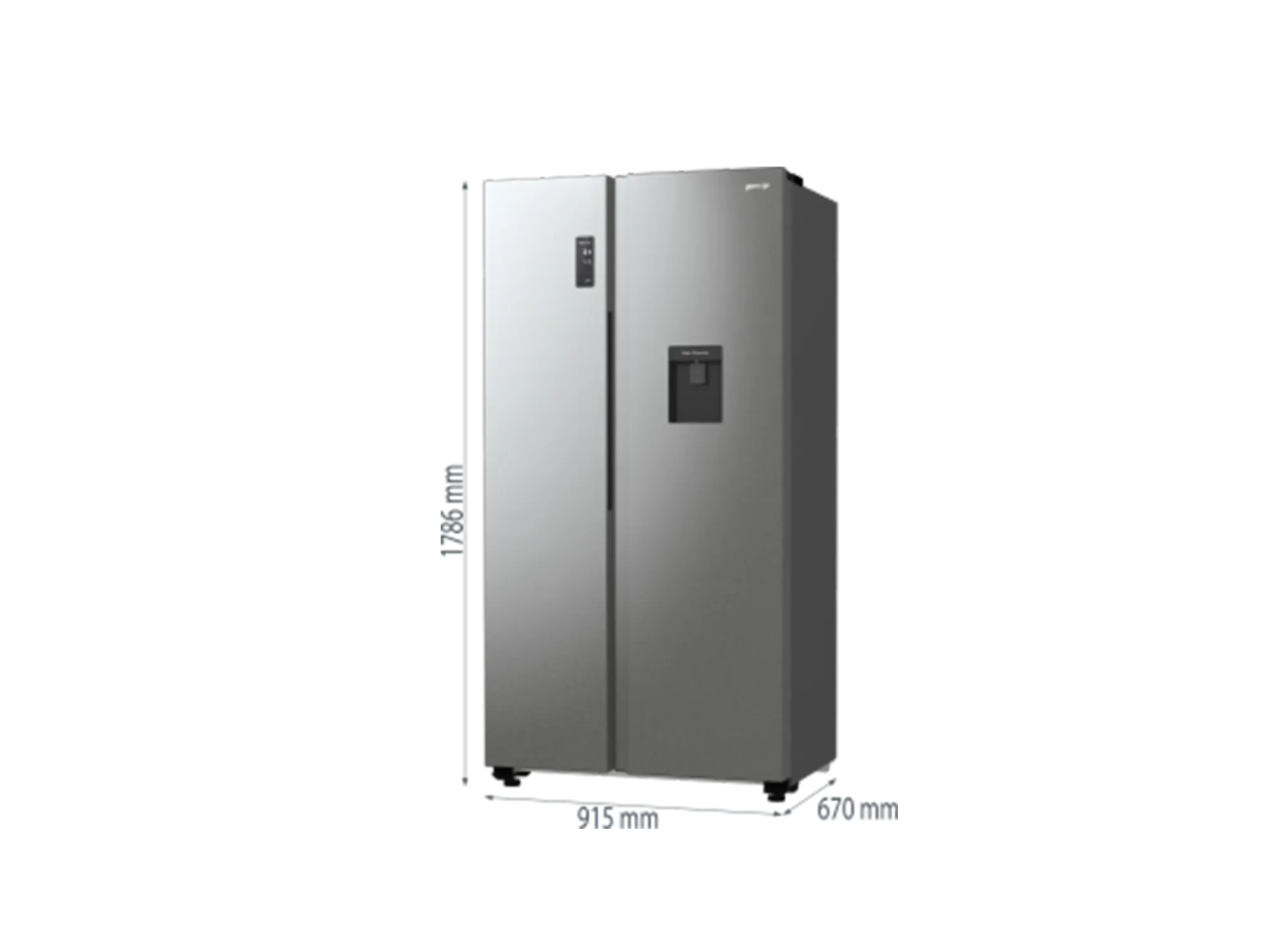 Фриж. GORENJE Side by side NRR9185EAXLWD thumb 4