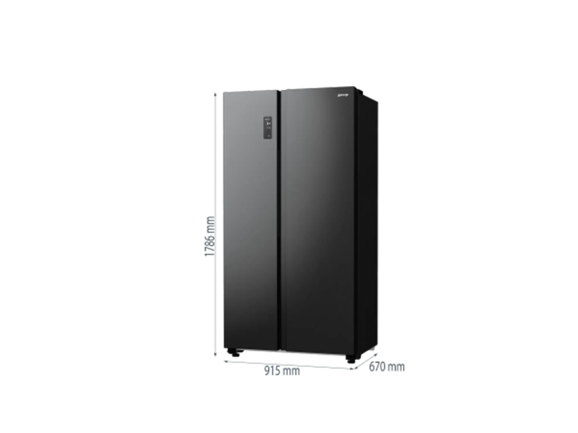 Фриж. GORENJE Side by side NRR9185EABXL thumb 3