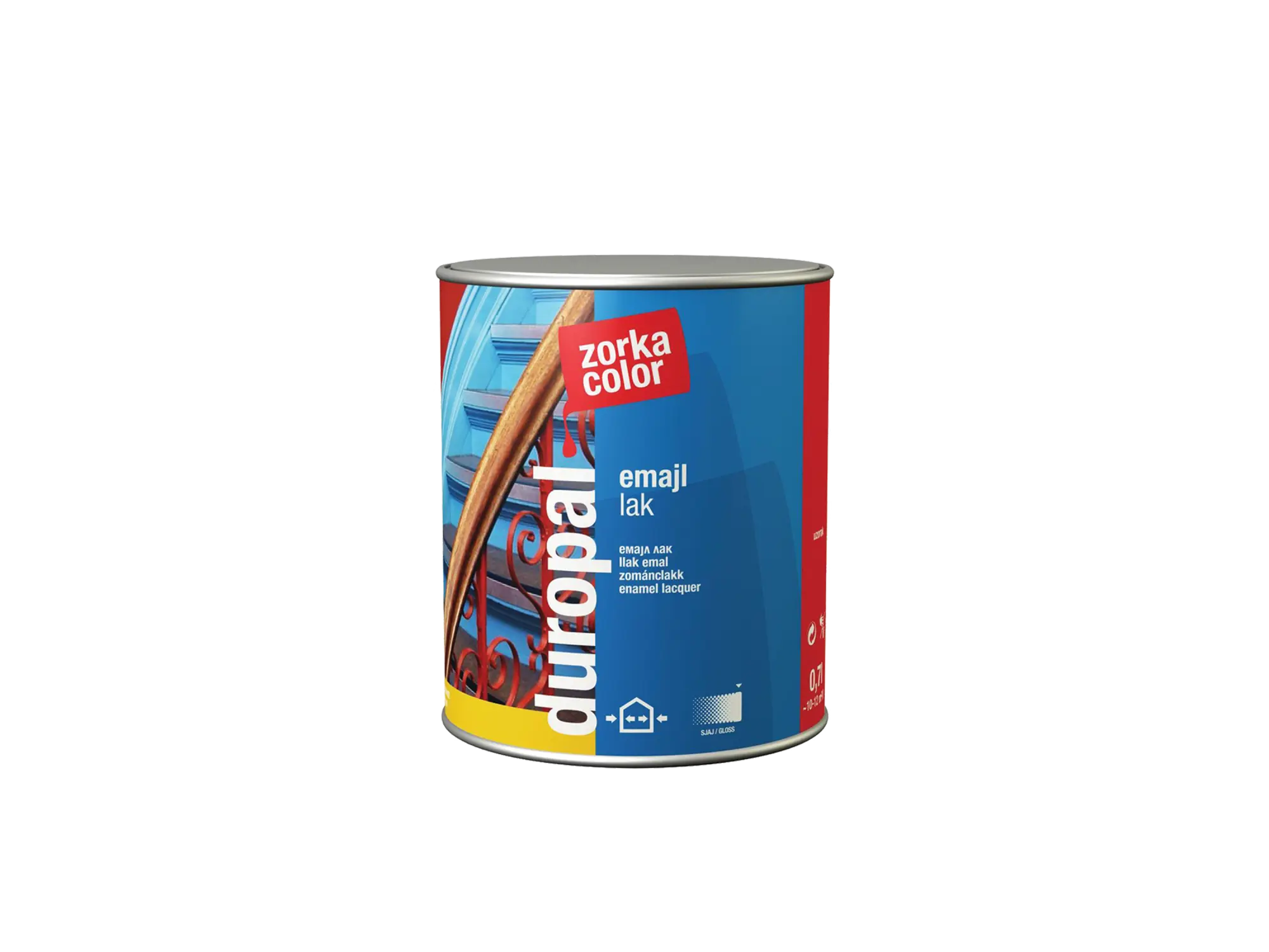 Емајл црн DUPORAL ZORKA COLOR 0.7L