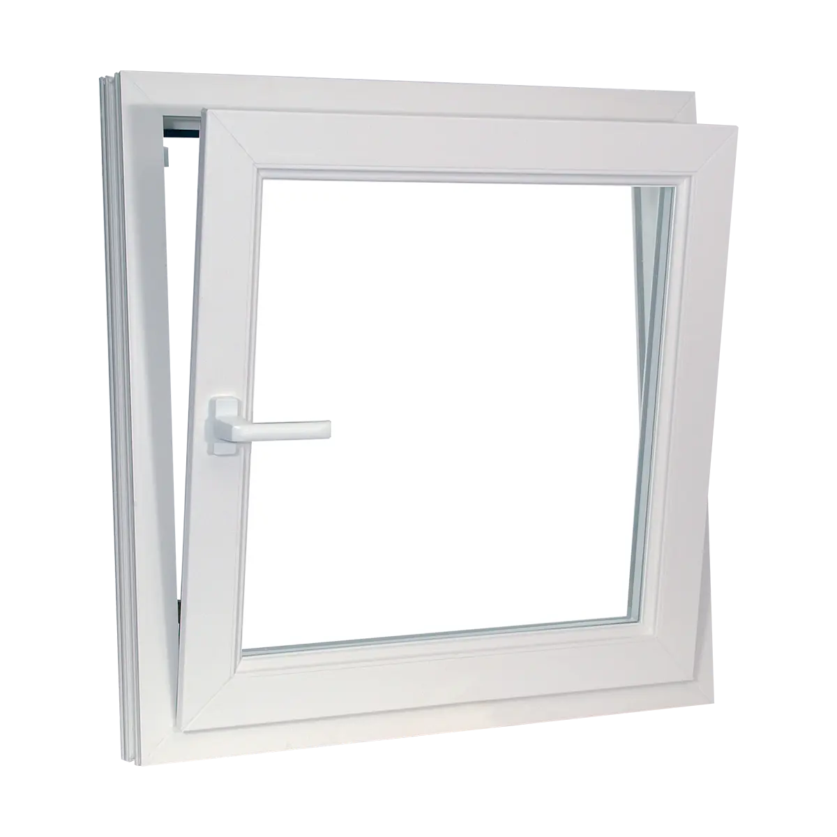 Прозор PVC 80x80 - лев
