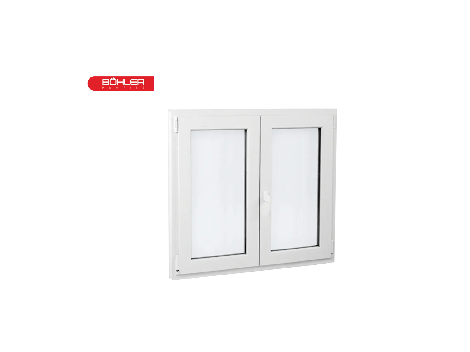 Прозор PVC 120x120 - лев