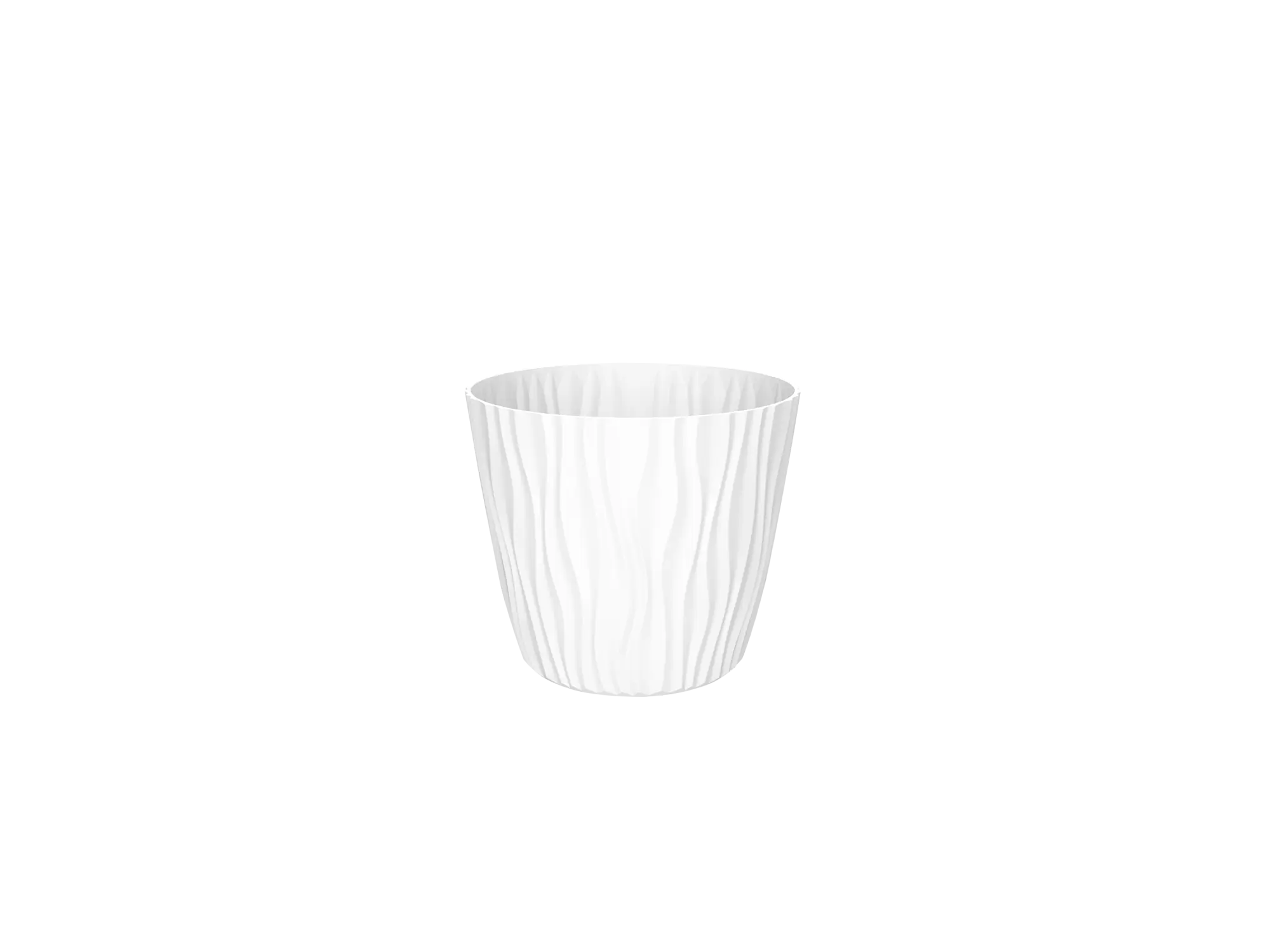 Саксија fabbygo Sahara 14cm - бела