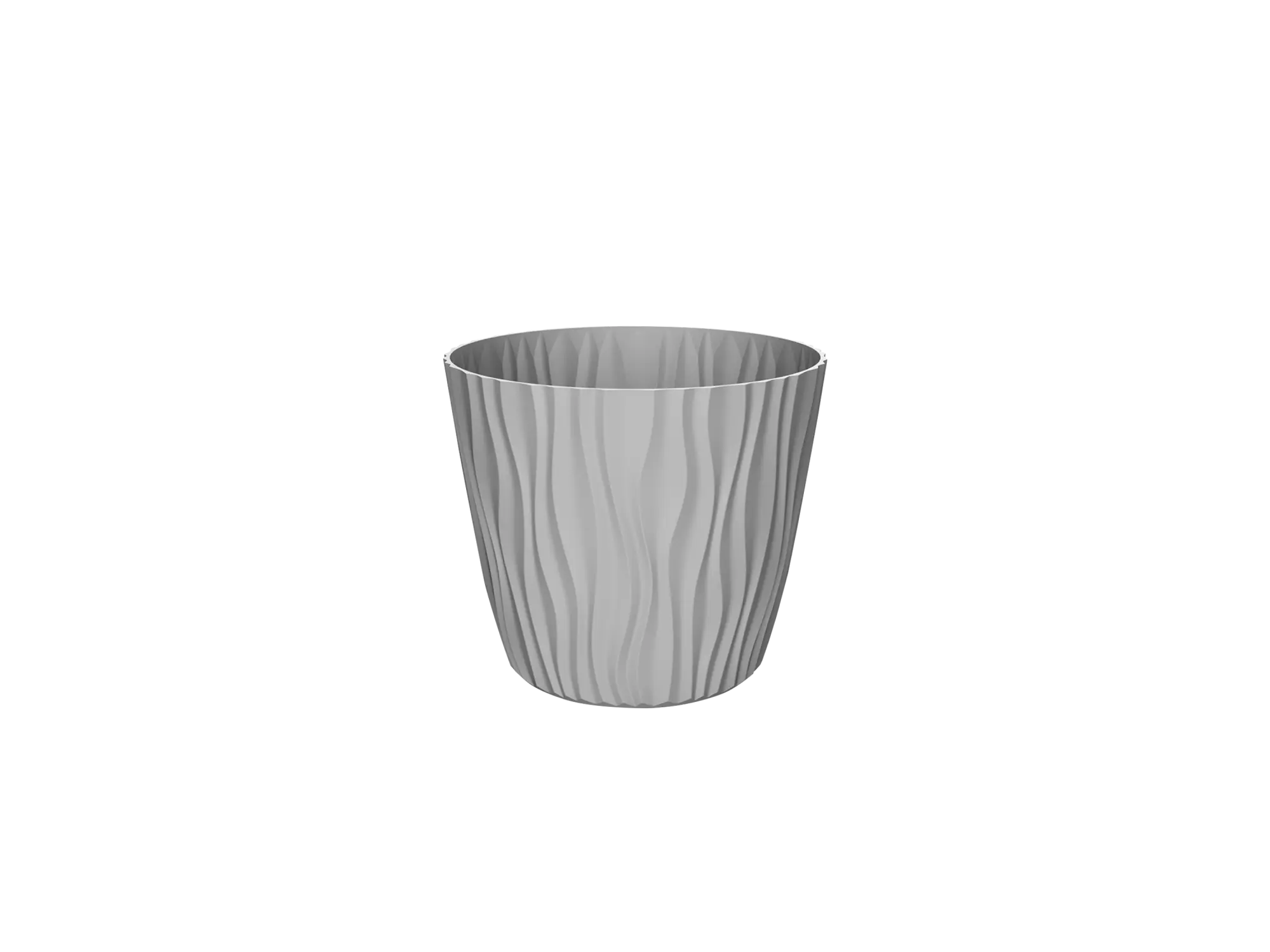 Саксија fabbygo Sahara 18cm - сива