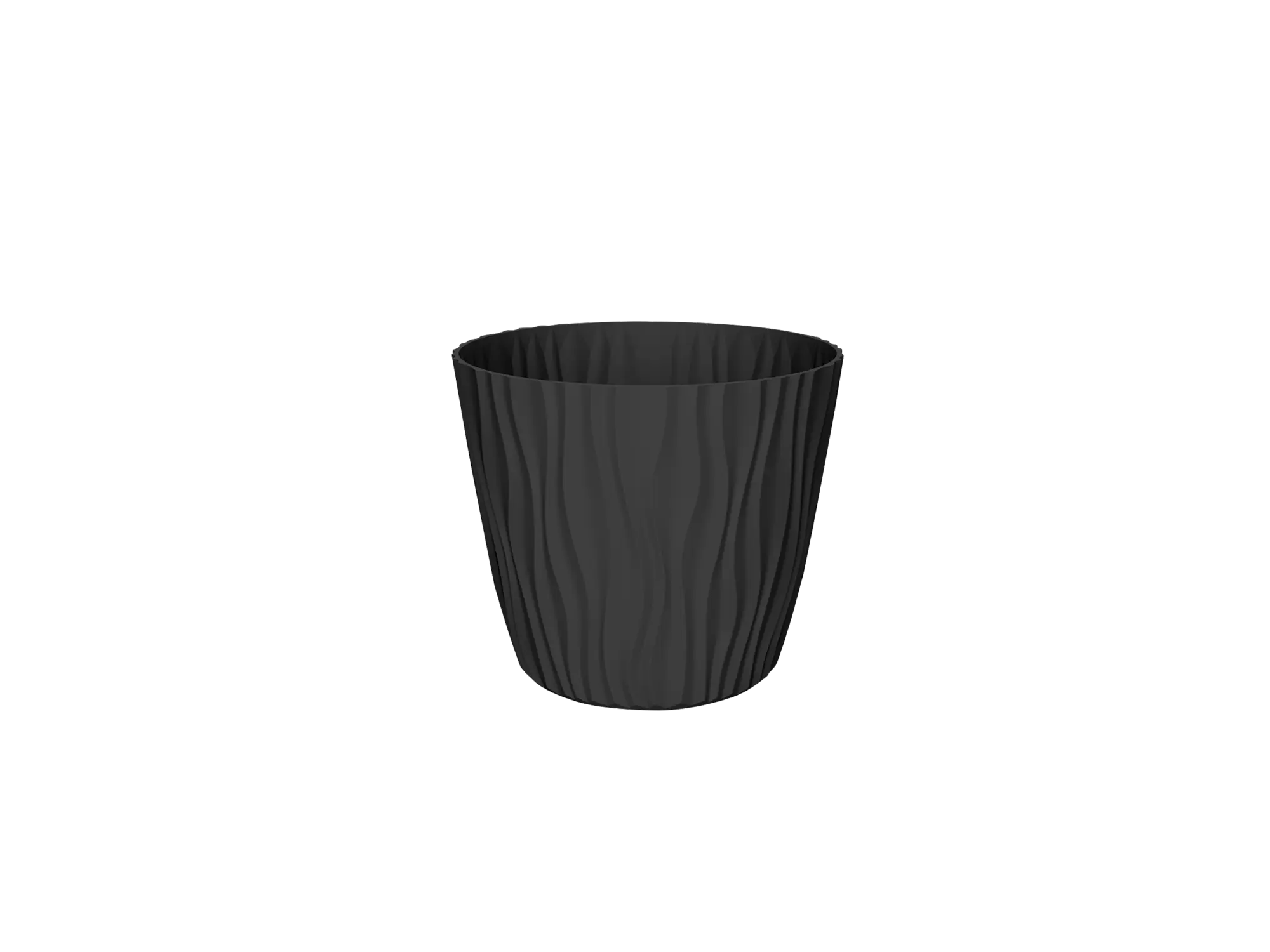 Саксија fabbygo Sahara 18cm - црна