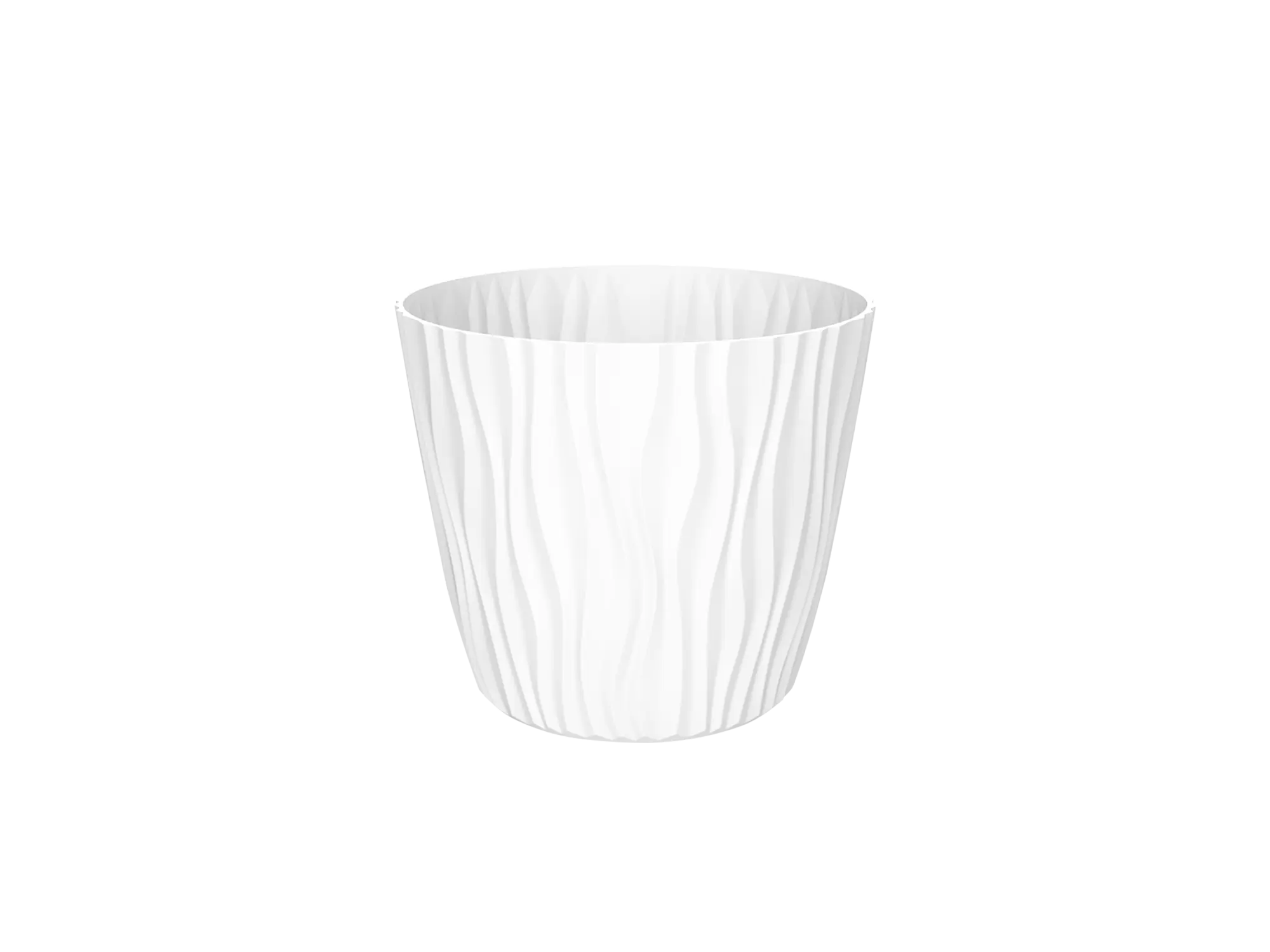 Саксија fabbygo Sahara 24cm - бела