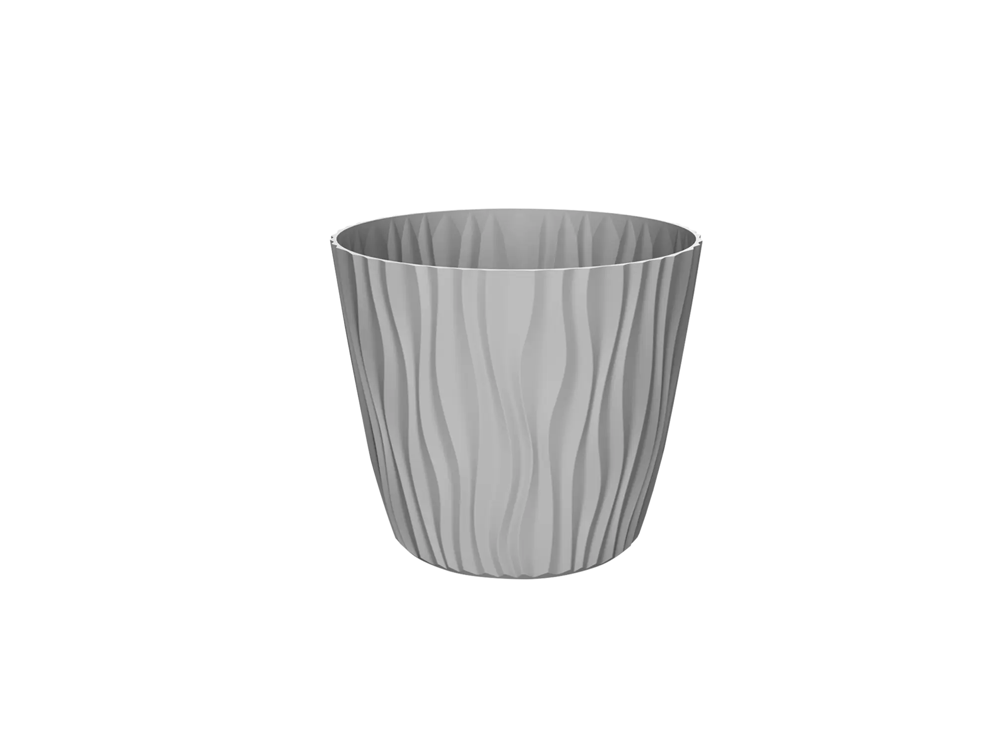 Саксија fabbygo Sahara 24cm - сива