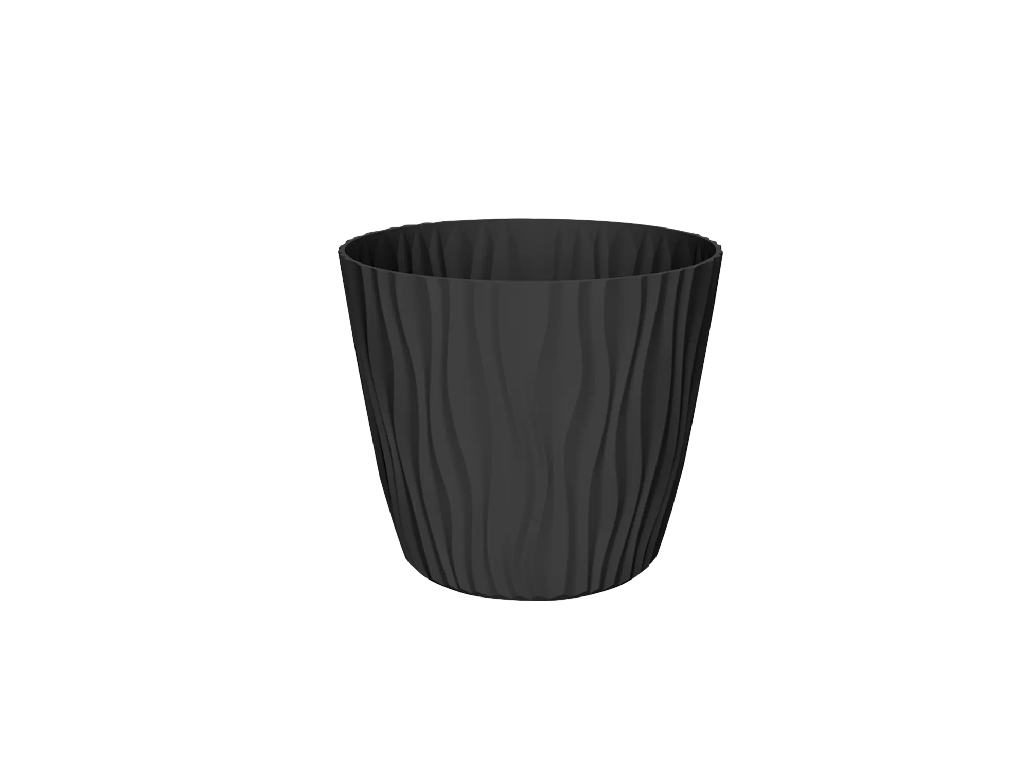 Саксија fabbygo Sahara 24cm - црна