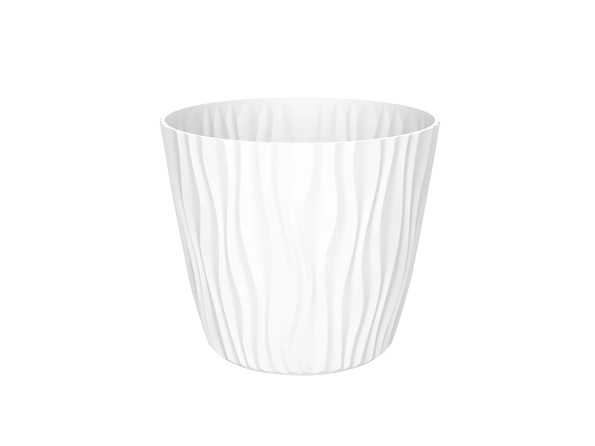 Саксија fabbygo Sahara 40cm - бела